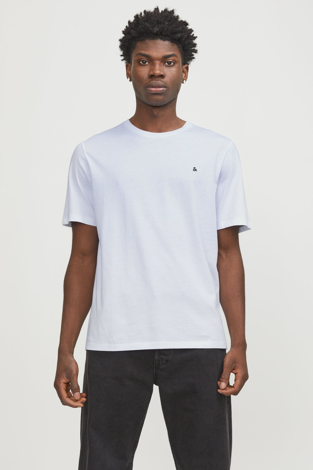 Jack & Jones Jack&jones Paulos Weißes T-shirt Mit Rundhalsausschnitt für Herren - L