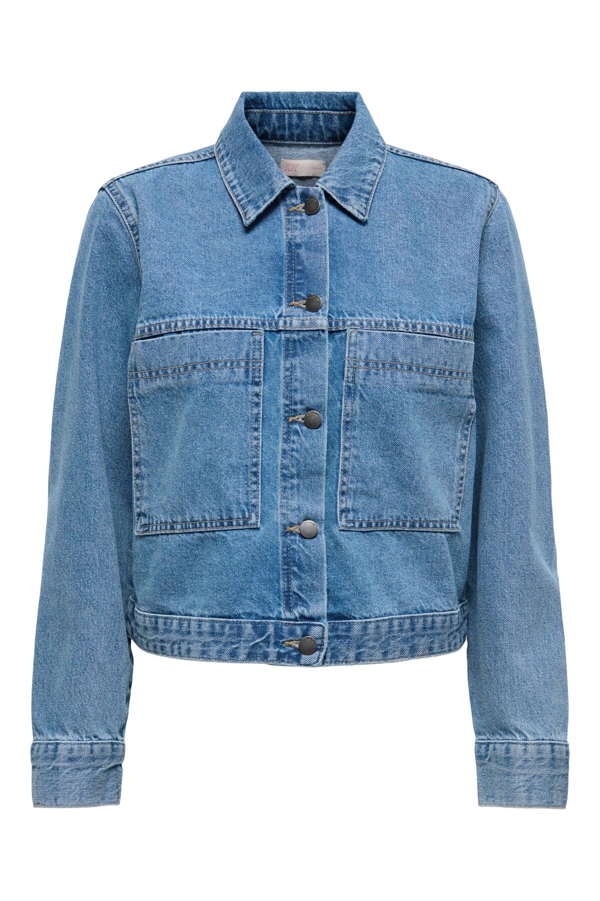 JDY Jeansjacke Fly-away Kragen Jeansjacke für Damen - XL