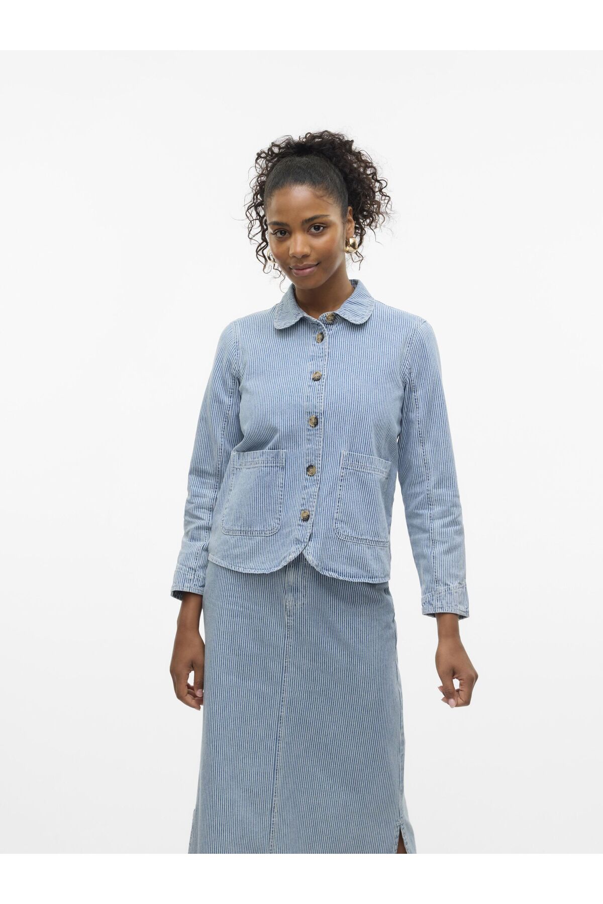 Vero Moda Jeansjacke Vmamina Jeansjacke für Damen - XS