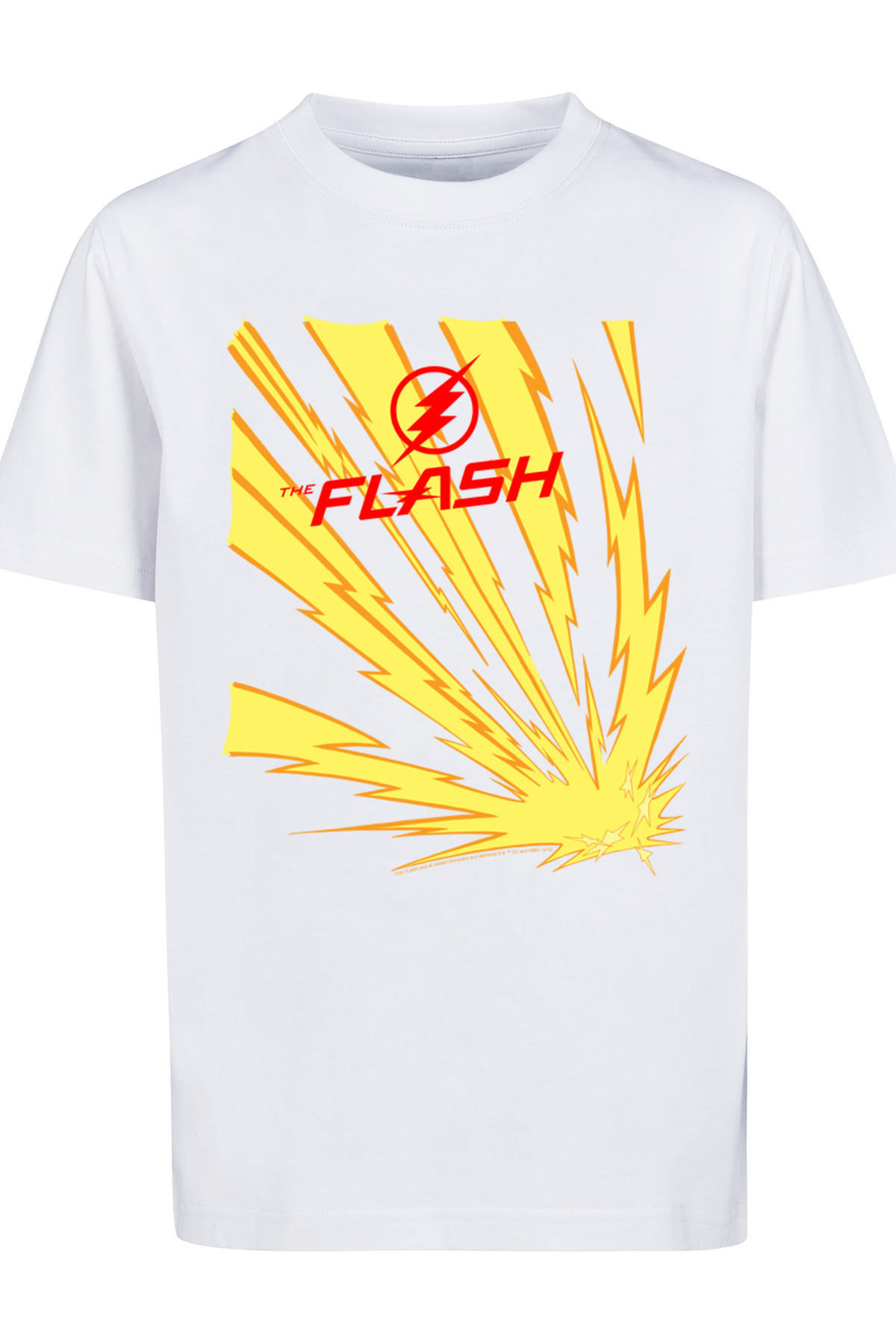F4NT4STIC Kinder Dc Comics The Flash Blitze Und Flash Mit Kinder Basic Tee für Herren - 4XL