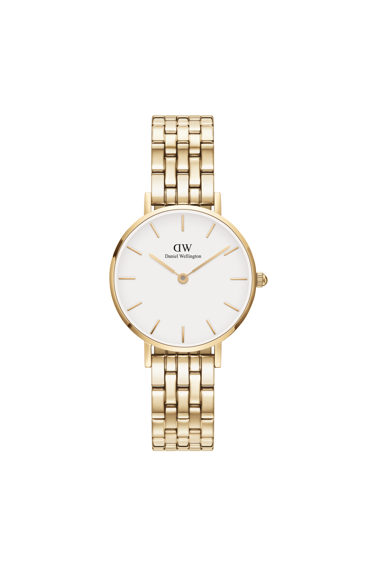 Daniel Wellington Petite Link Uhr Gold Dw00100614 für Damen - One Size