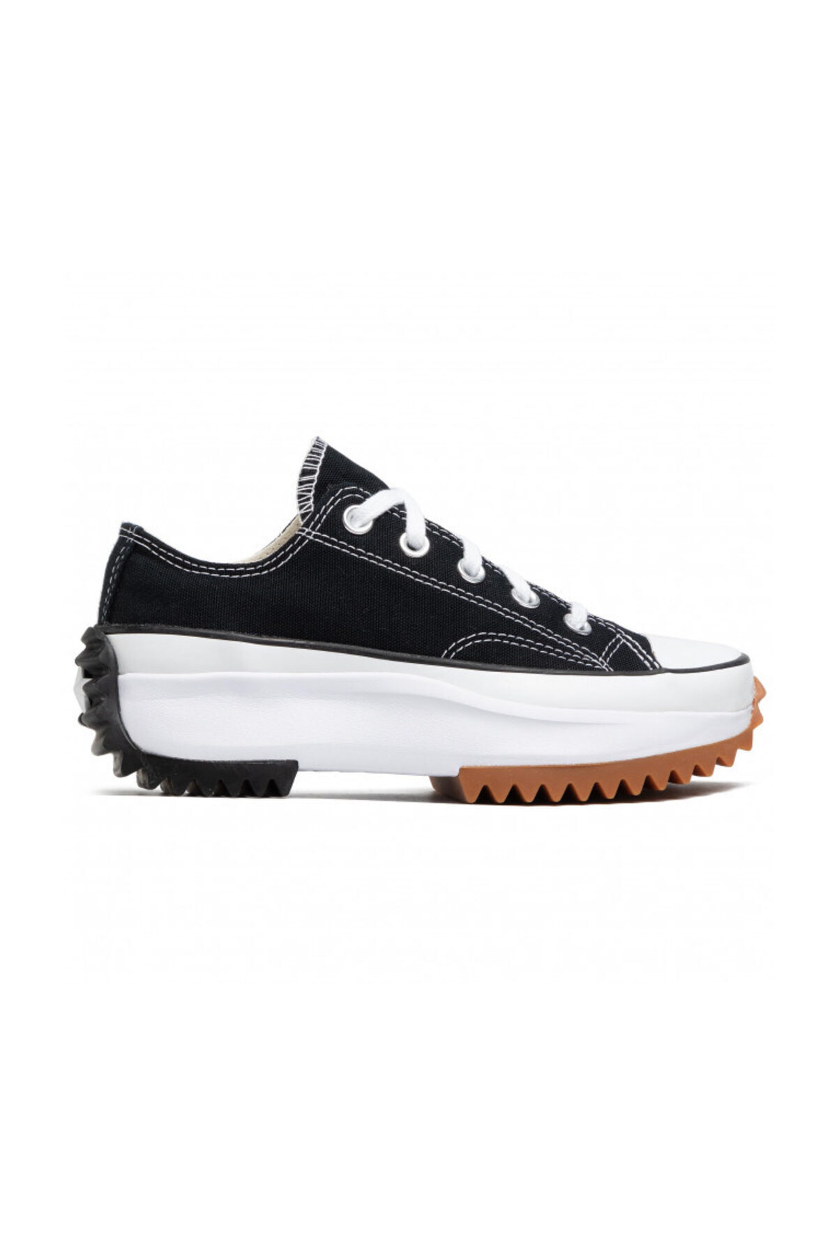 converse /mädchen-sneaker (lässig) 168816 C Converse Run Star Hike Ox Schwarz/weiß/gummi für Damen - 35