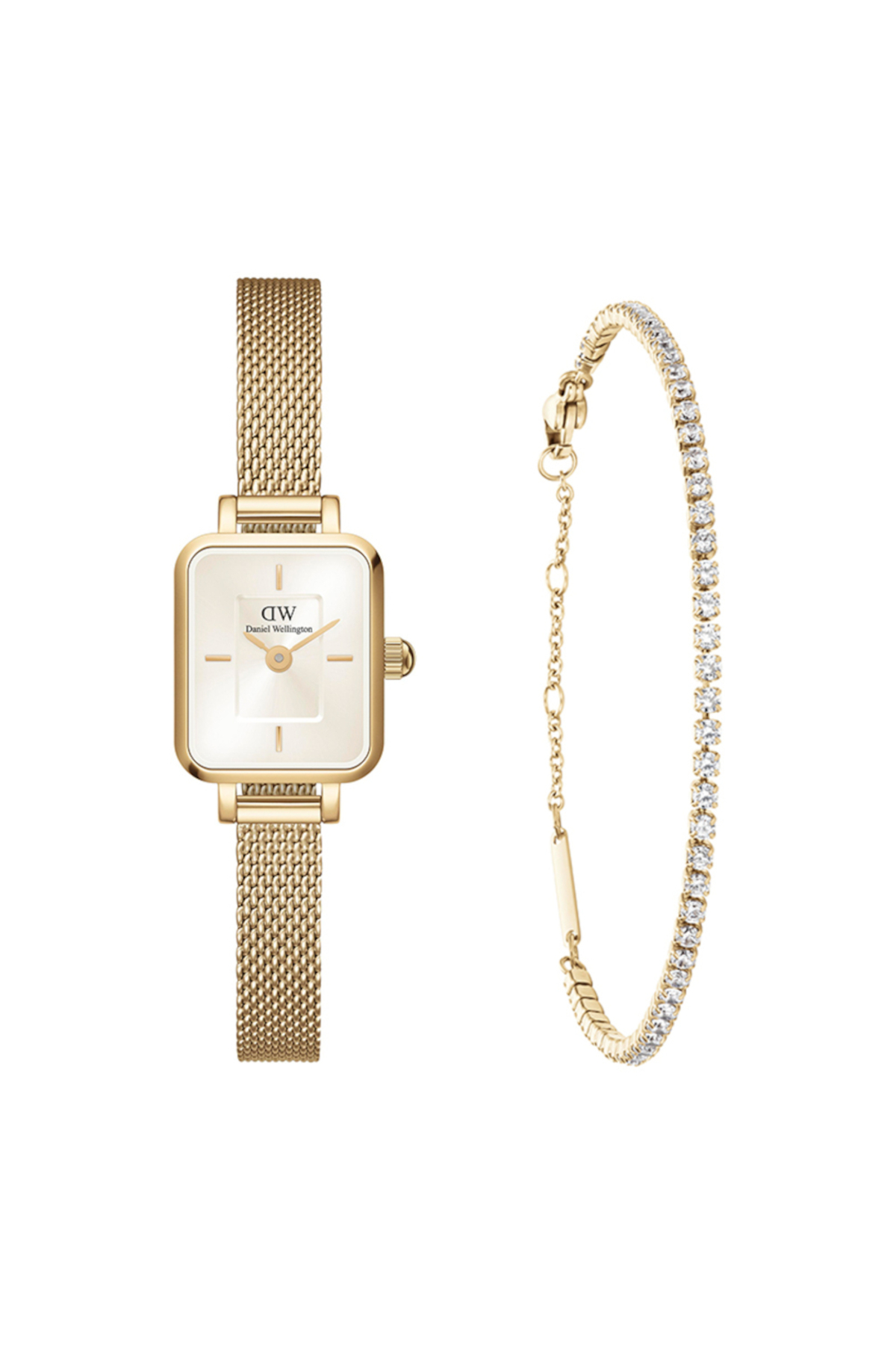 Daniel Wellington Quadro Geschenkset Gold Dw00590011 für Damen - One Size
