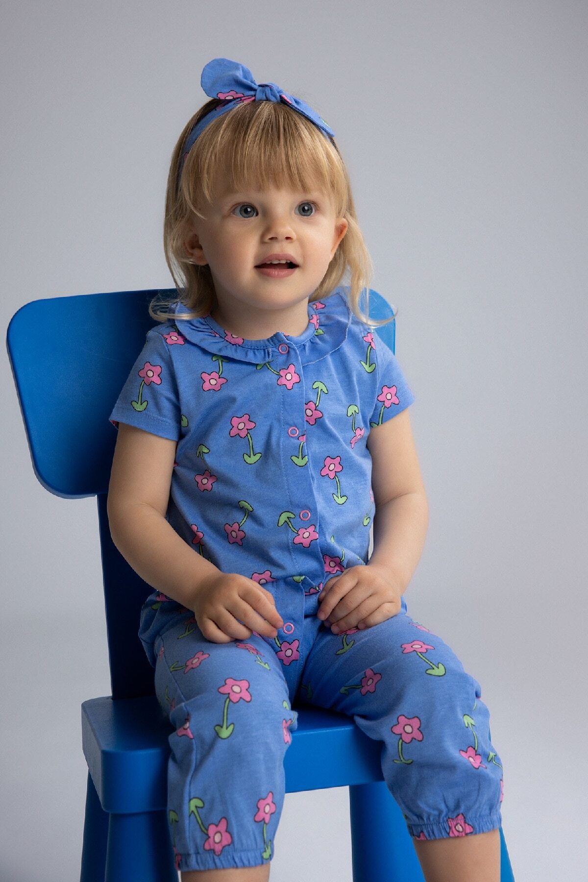 DeFacto Baby-set Für Neugeborene – Blumen-penis, Kurze Ärmel Und Stirnband E8145a525sm für Damen - 1–3 Monate