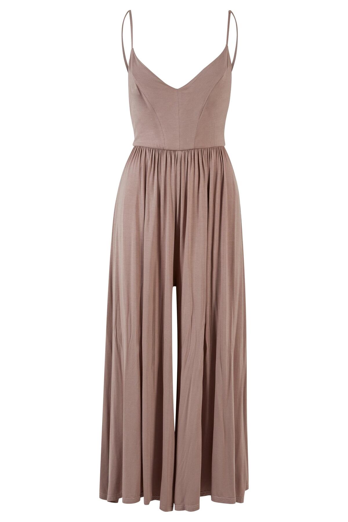 Urban Classics Ladies Modal Spaghetti Jumpsuit für Damen - 5XL