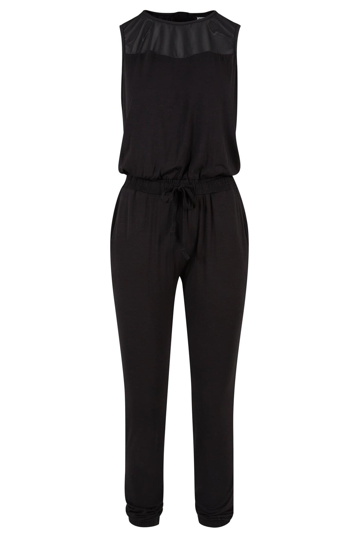 Urban Classics Ladies Tech Mesh Long Jumpsuit für Damen - XL