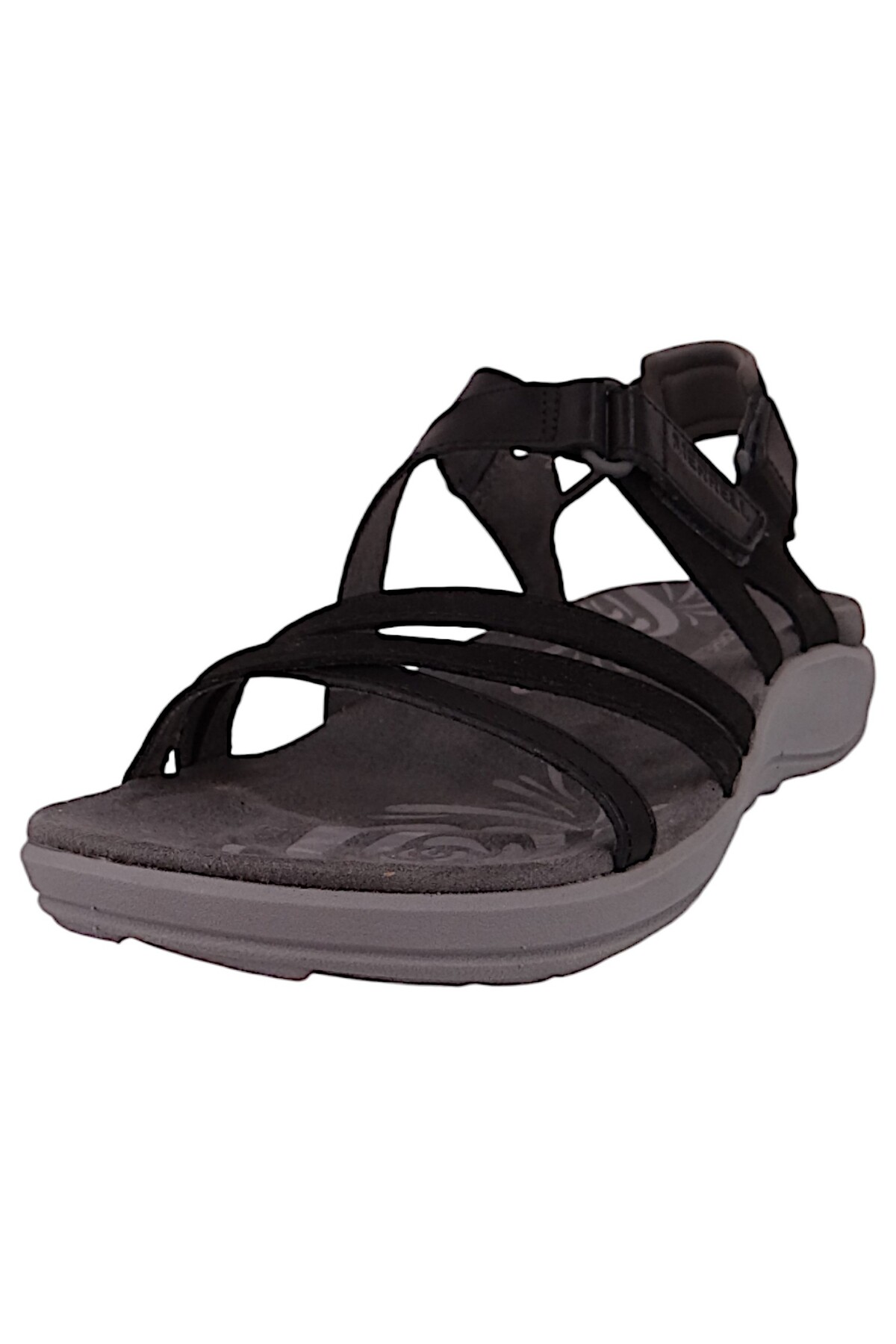 Merrell Trekking-sandalen Sandalen Wanderschuhe Harbor Backstrap J008362 Schwarz Black Leder - für Damen - 37