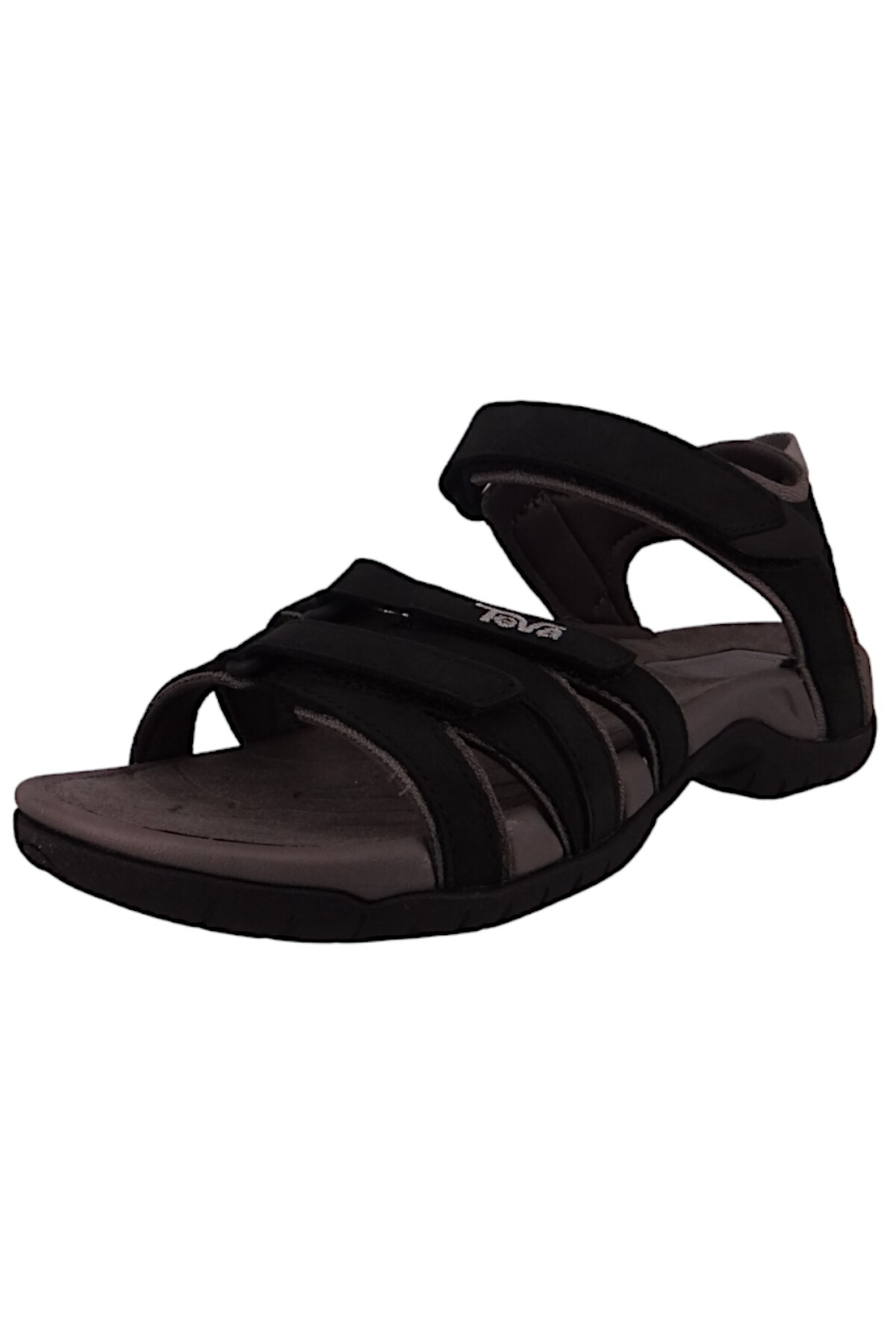TEVA Trekking Sandalen Sandalen Tirra Leather 4177 Schwarz Blk Blk Leder Mit Eva für Damen - 37