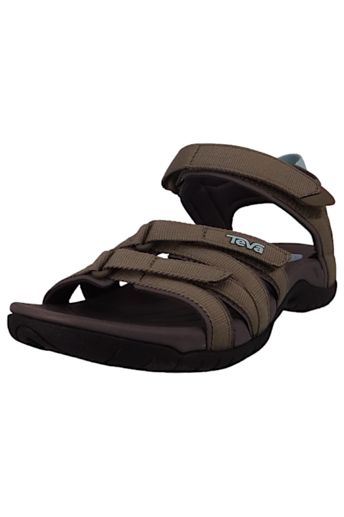 TEVA Trekking Sandalen Sandalen Tirra 4266 Grün Btol Burnt Olive Polyester Mit Eva für Damen - 36