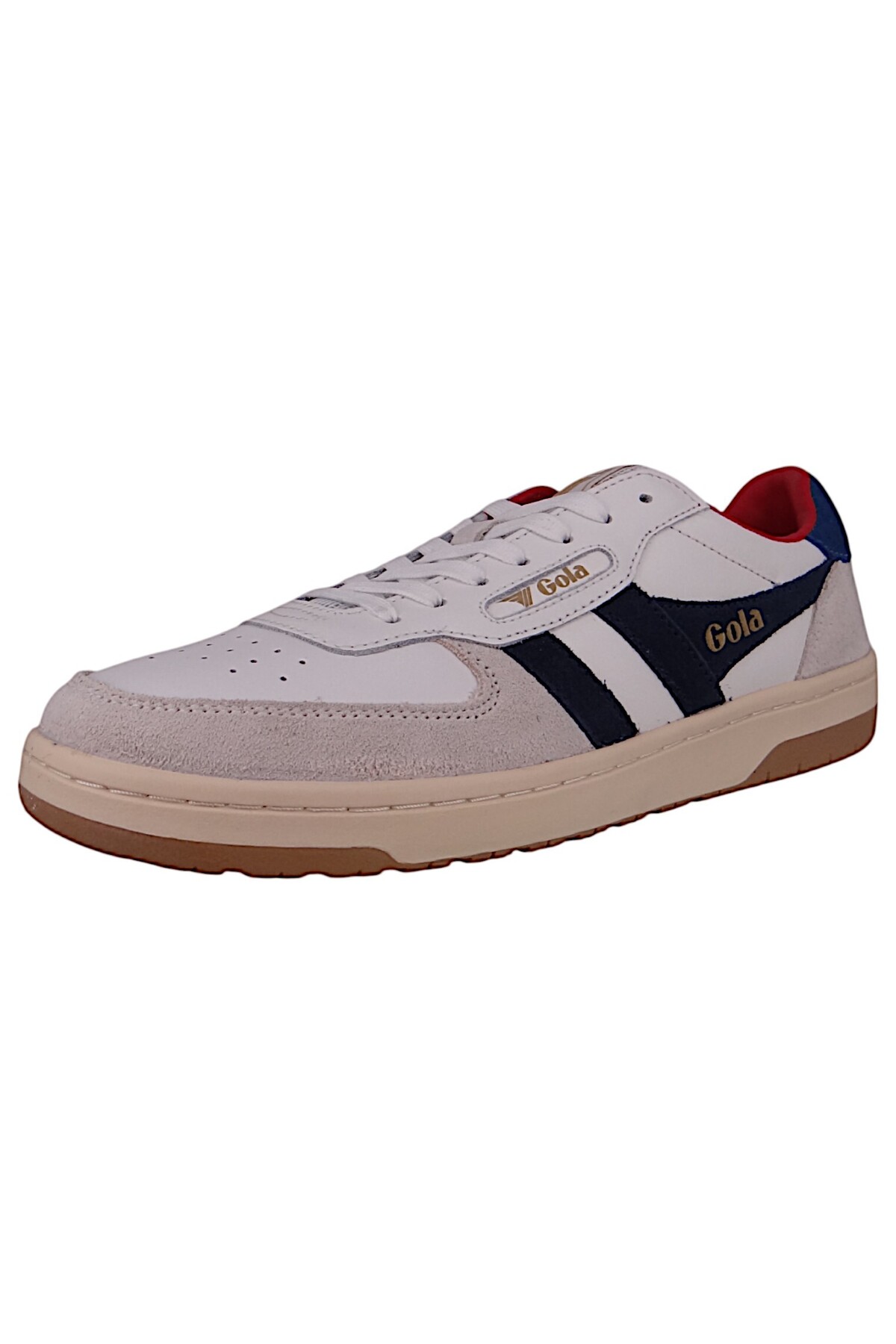 Gola Low Sneaker Hawk Cmb336 Low Top Cmb336 Weiß Xe White/navy/marine Blue Leder für Herren - 41