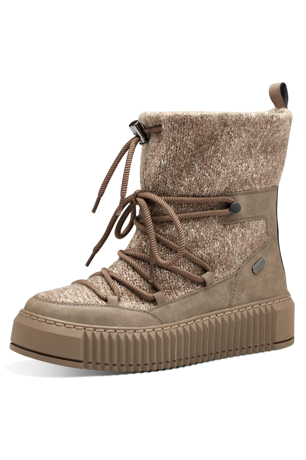 Marco Tozzi Stiefel Stiefel Winterschuhe 2-26290-41 Grau 344 Taupe Comb Textil/synthetik Mit Mt Feel für Damen - 37