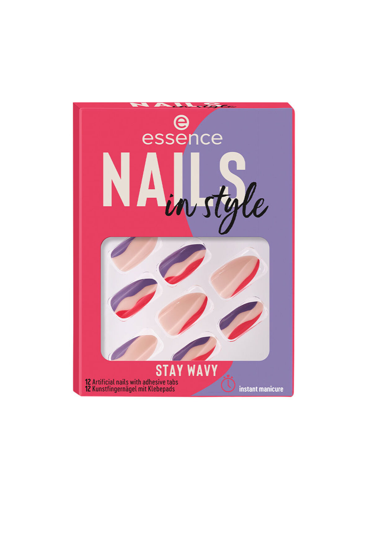 Essence Nails In Style Uñas Artificiales #stay Wavy - One Size