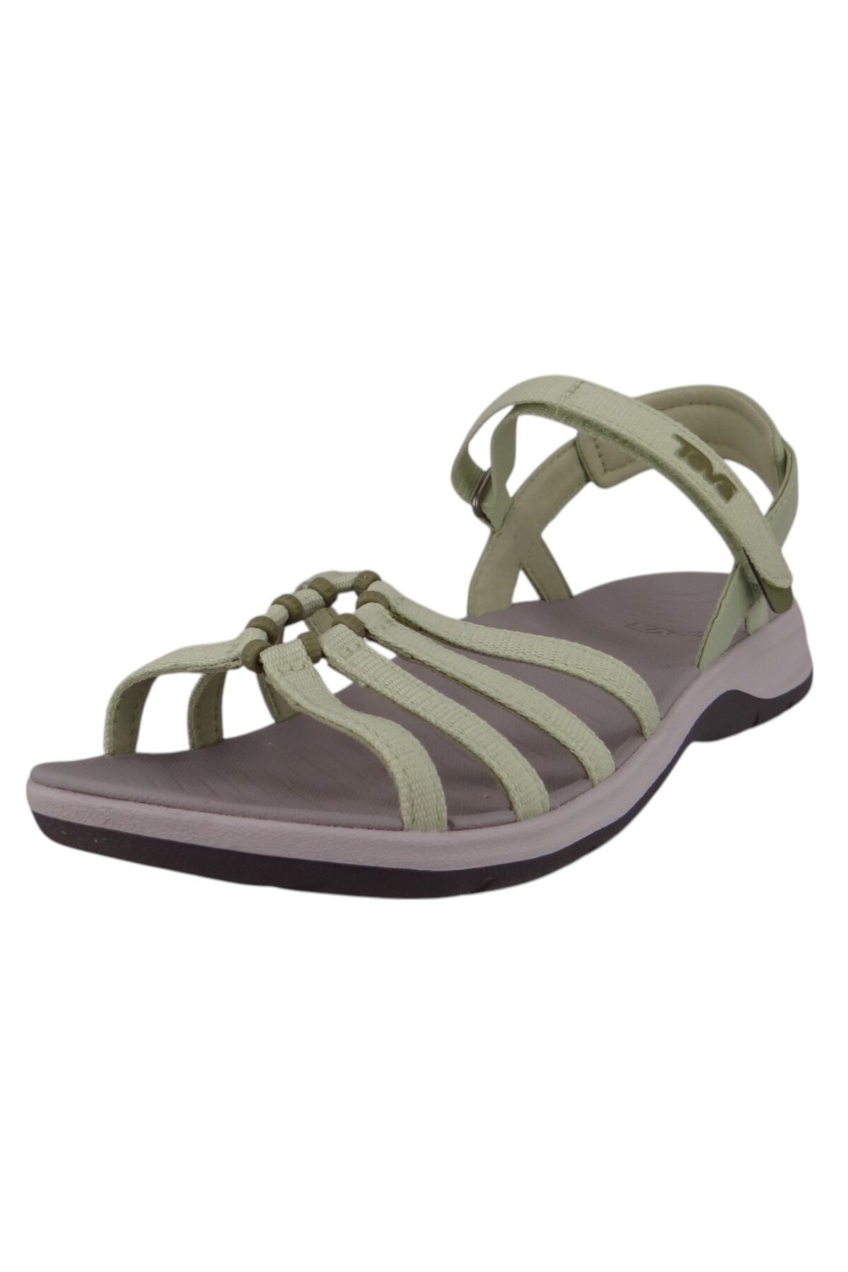 TEVA Trekking Sandalen Sandalen Tirratraveler 1166130 Grün Sdln Seedling Polyester Mit Eva für Damen - 38