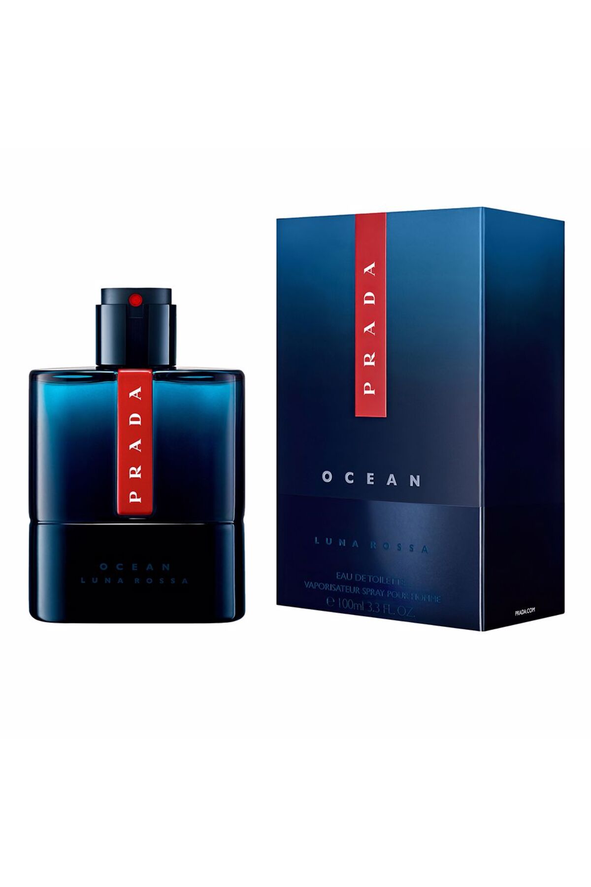 Prada Luna Rossa Ocean Eau De Toilette Spray Prada 100 Ml für Herren - One Size