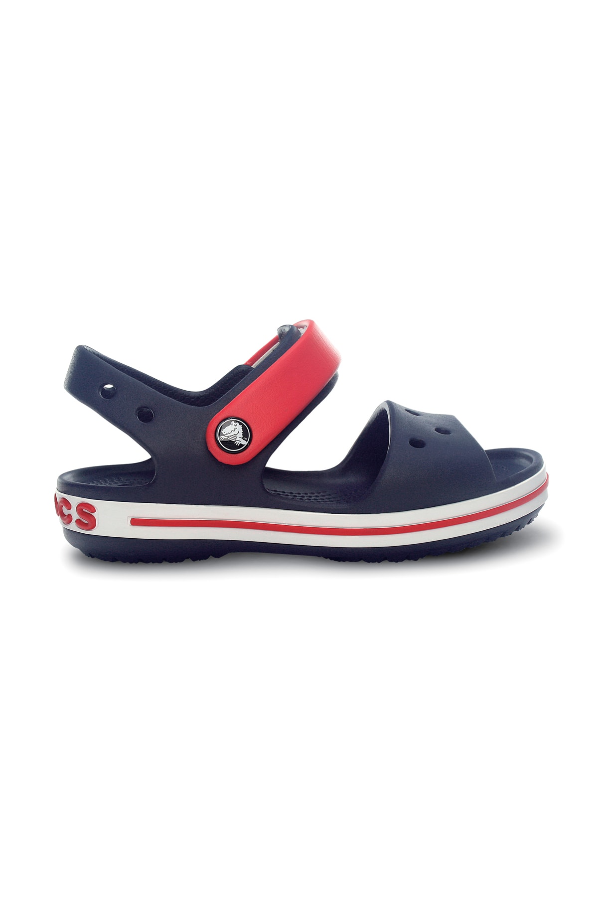Crocs Kids Crocs Crocband Sandale Kinder Marineblau-rot -485 für Damen - 19-20