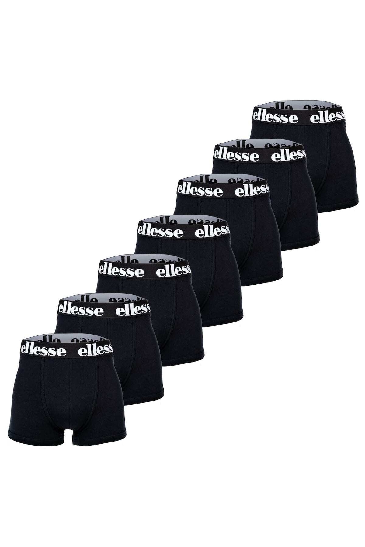 Ellesse Boxershorts, 7er Pack Yema 7 Pack Boxershorts, Logo, Baumwollstretch für Herren - 4XL