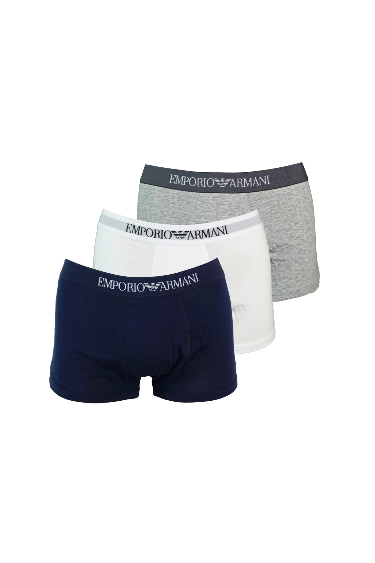 Emporio Armani Unterwäsche 3er Pack Trunk Unterhosen Shorts für Herren - S