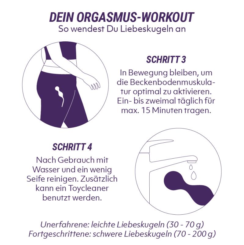 Fifty Shades of Grey – Inner Goddess Liebeskugeln – Silber Gewicht