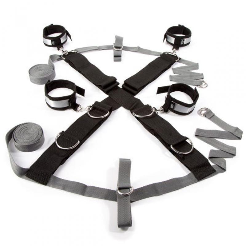 Fifty Shades of Grey – Keep Still Bett-Fesselsystem – Schwarz