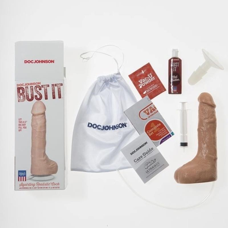 Doc Johnson - Realistische Spritzende Penis - Beige