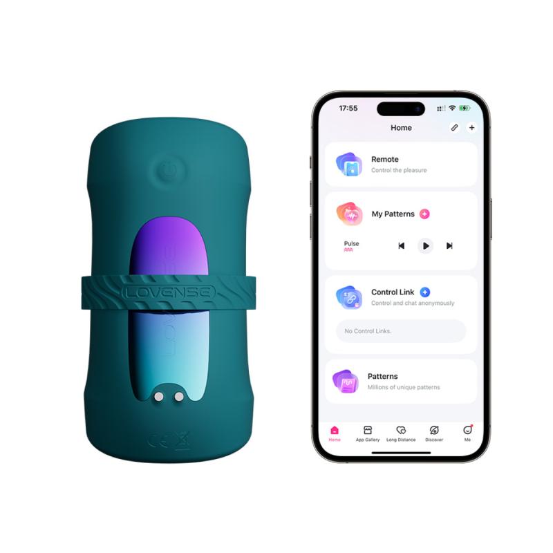 Lovense - Gush 2 Handsfree-Masturbator – Grün