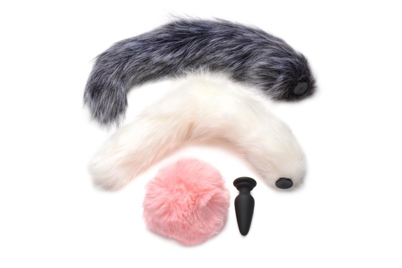 TAILZ - Snap-On Analplug mit 3 Wechselbaren Schwänzen