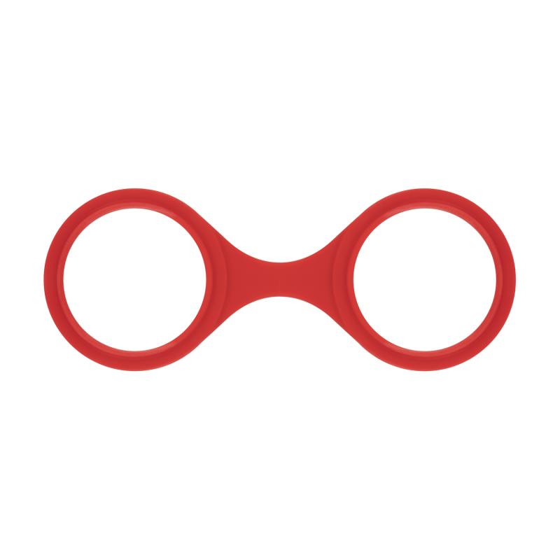 EasyToys Online Only - Flexible Silikon-Handschellen - Rot