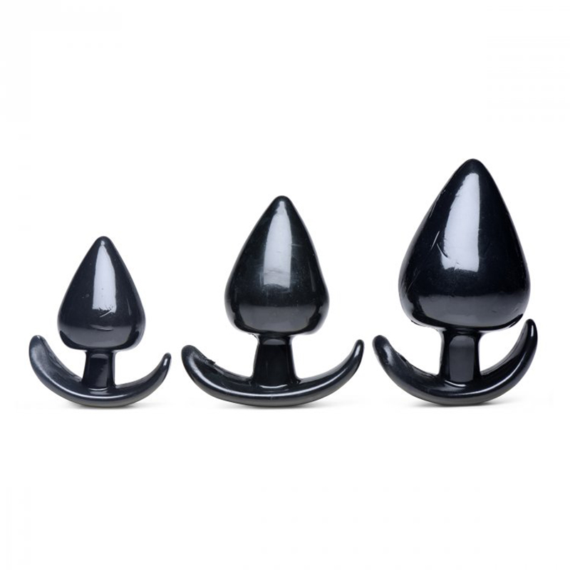 Master Series »Triple Spades« 3-teiliges Analplug-Set