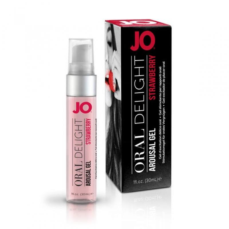 System JO - Oral Delight Stimulierendes Klitorisgel Erdbeere - 30 ml
