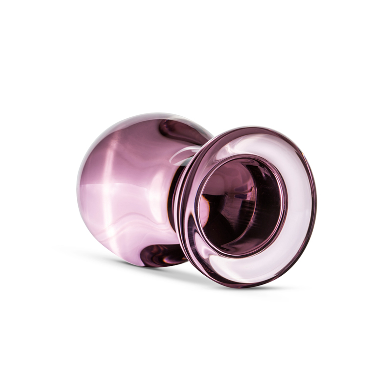 Gildo »Rosa« Analplug aus Glas - 9cm