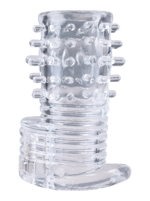 Size Matters - Clear Sensations Vibrierende Penishülle - Transparent