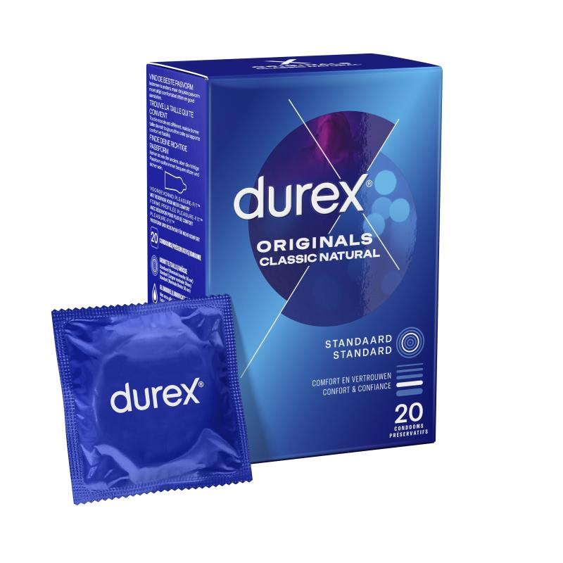 Durex Kondome Classic Natural - 20 Stück
