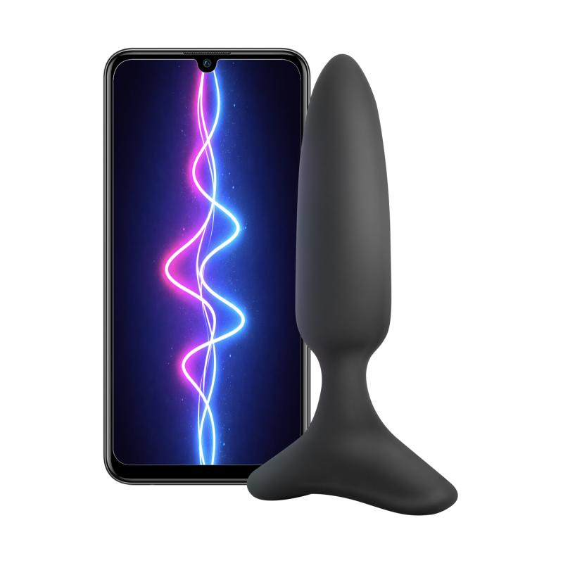 Lovense - Hush 2 Vibrationsbuttplug Mit App - Schwarz