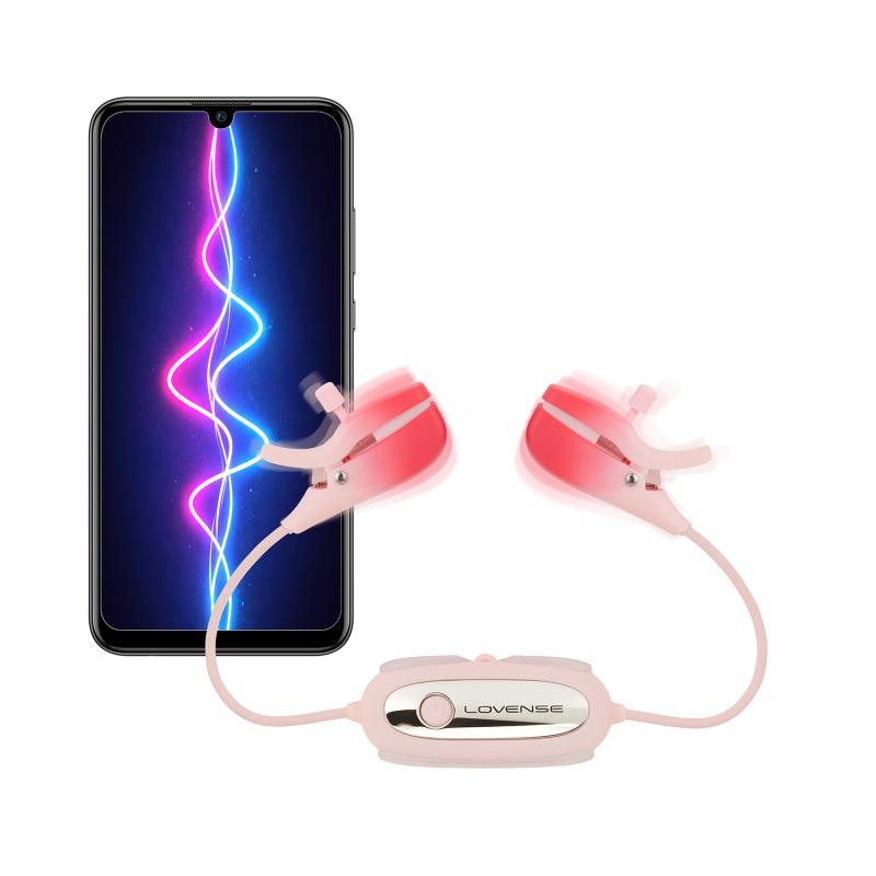 Lovense »Gemini« Vibrierende Nippelklemmen mit App