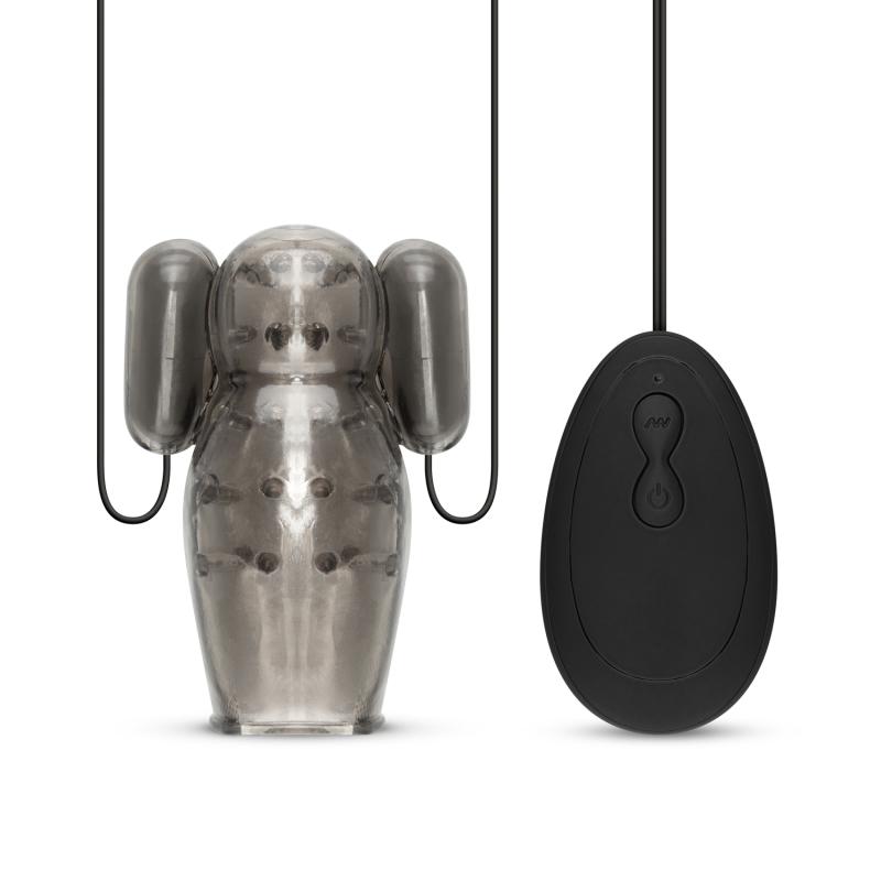 Vibratorische Penis-Hülle mit Fernbedienung - Groß