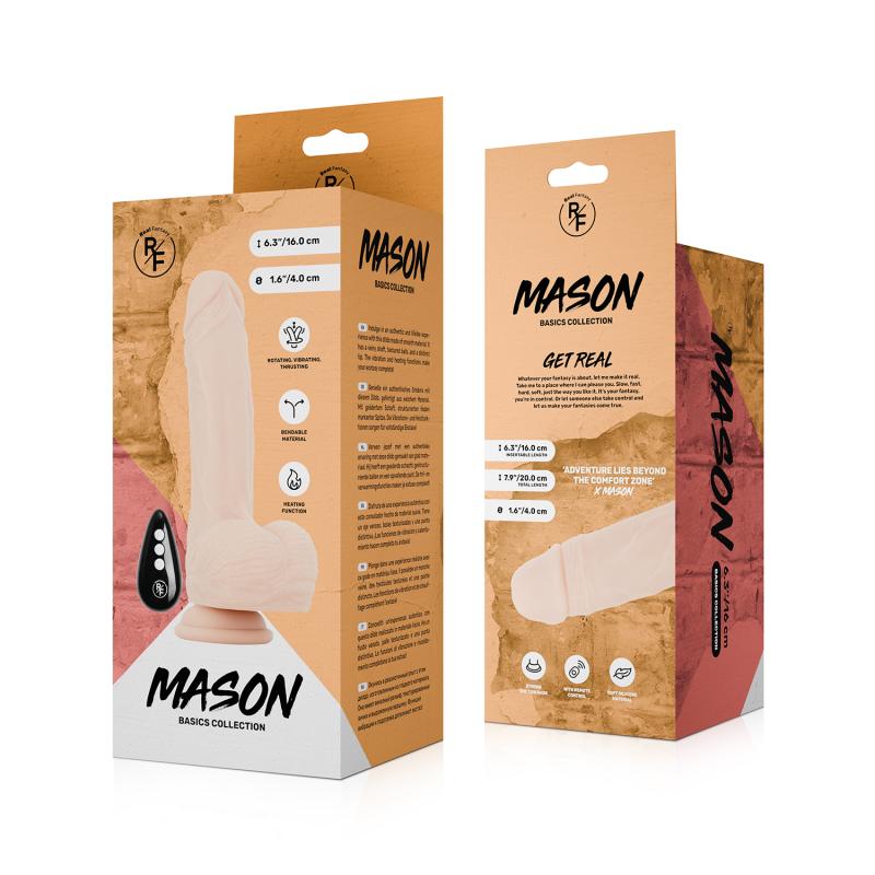Real Fantasy - Mason Stoßender, heizender, vibrierender Dildo