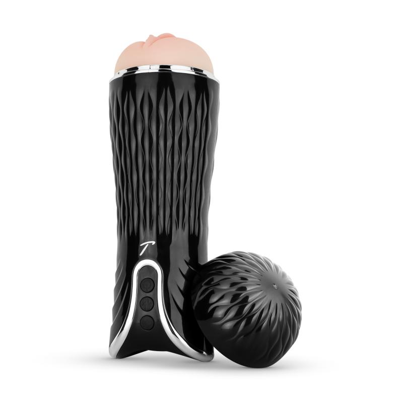 Teazers »Ribbed« Masturbator mit Vibration