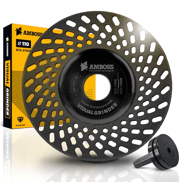 Amboss Diamant Sichtschleifscheibe Visual Grinder für den Winkelschleifer/Bohrmaschine