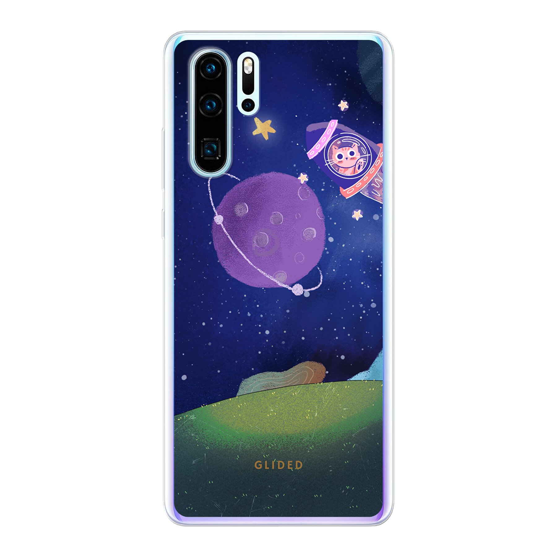 Galaxy Cat - Huawei P30 Pro Handyhülle - Soft case