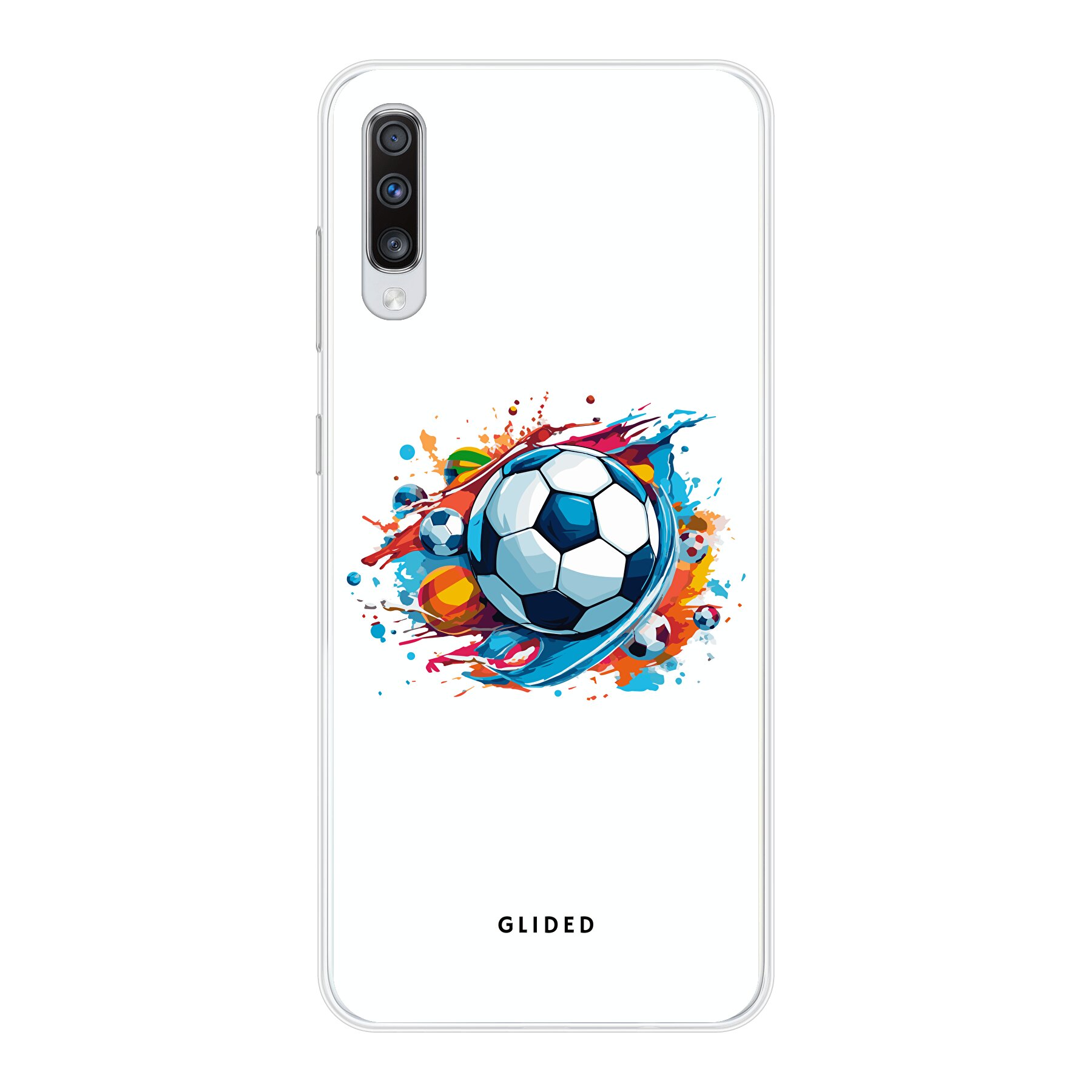 Football Passion - Samsung Galaxy A70 Handyhülle - Soft case