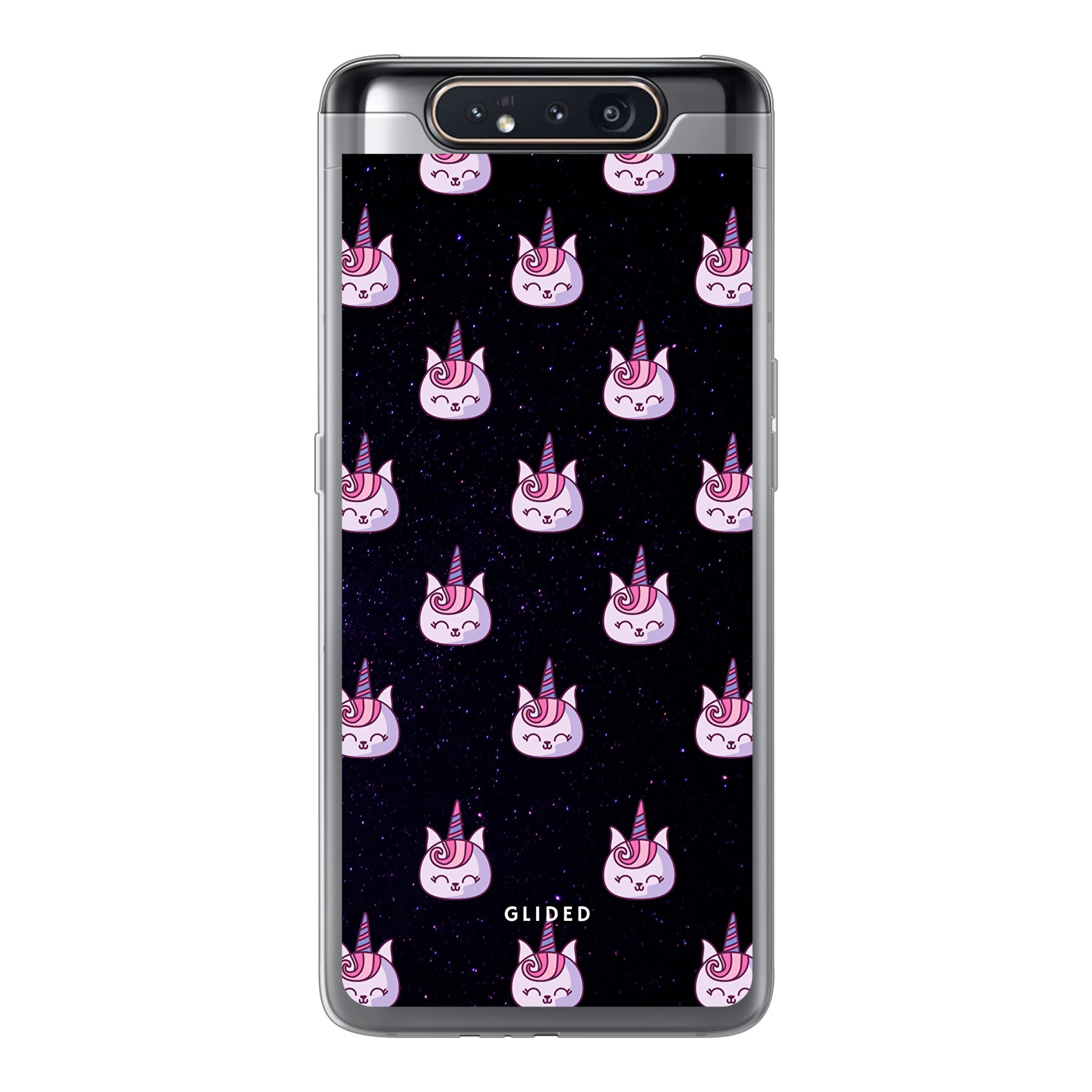 Unicorn Meow - Samsung Galaxy A80 Handyhülle - Soft case