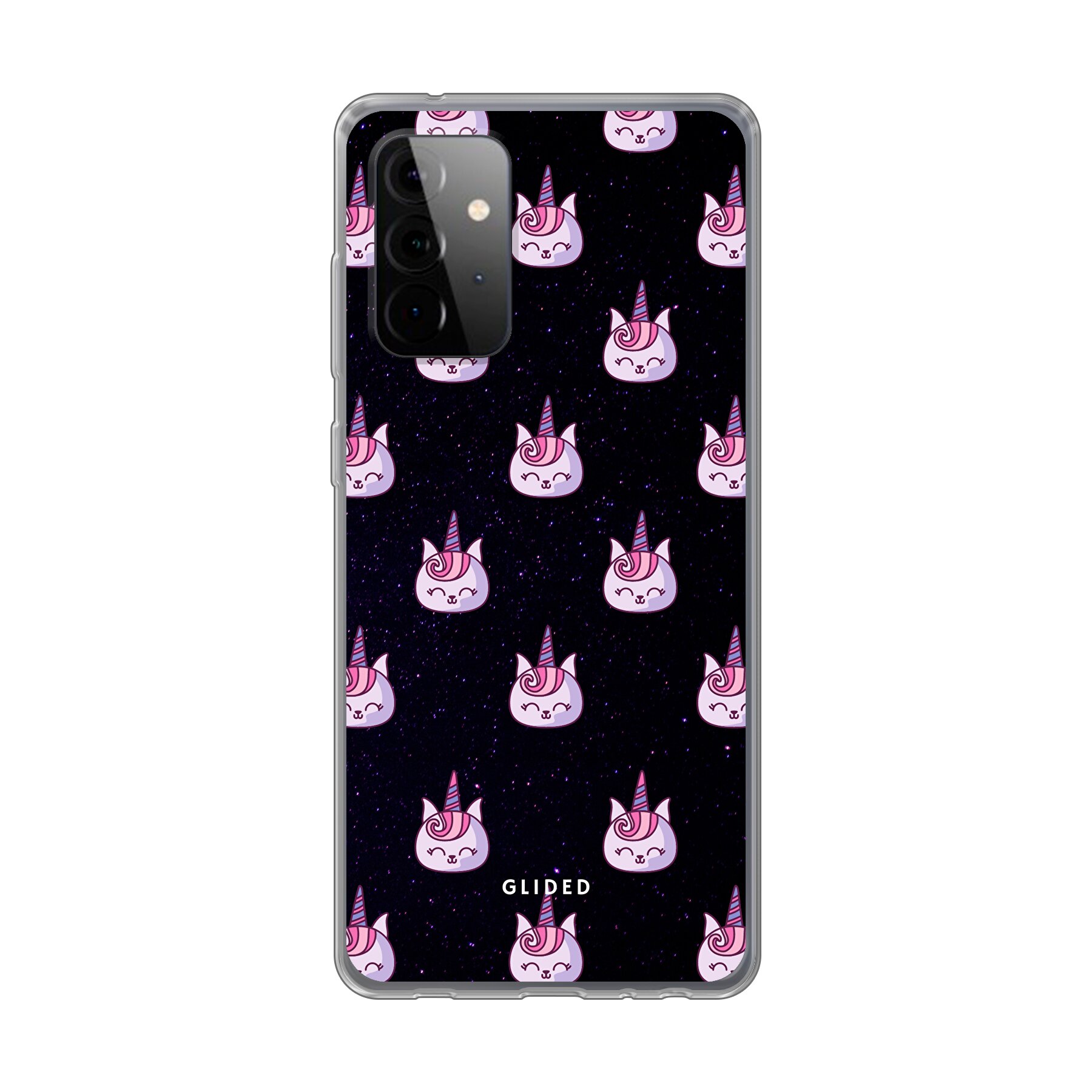 Unicorn Meow - Samsung Galaxy A72 Handyhülle - Soft case