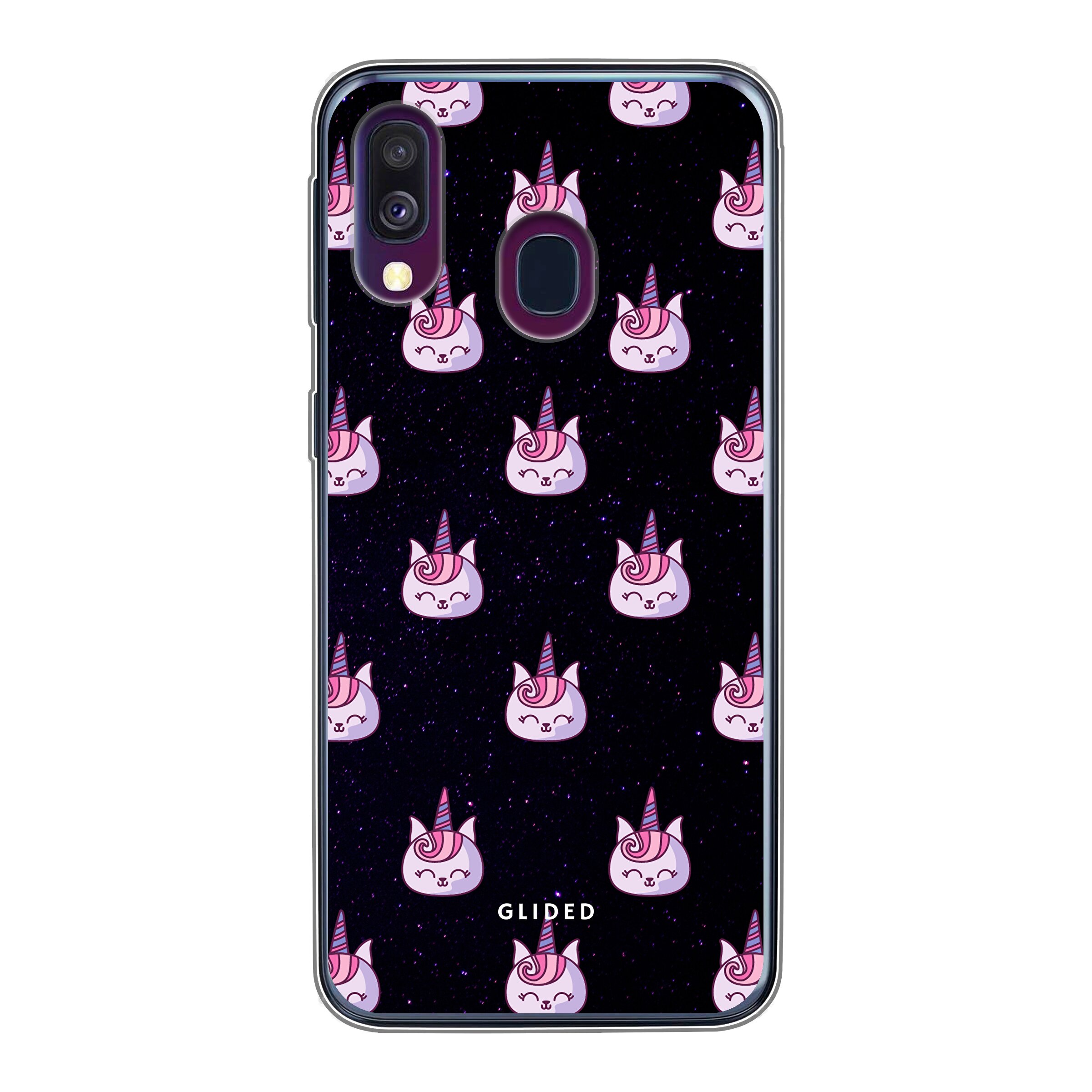 Unicorn Meow - Samsung Galaxy A40 Handyhülle - Soft case