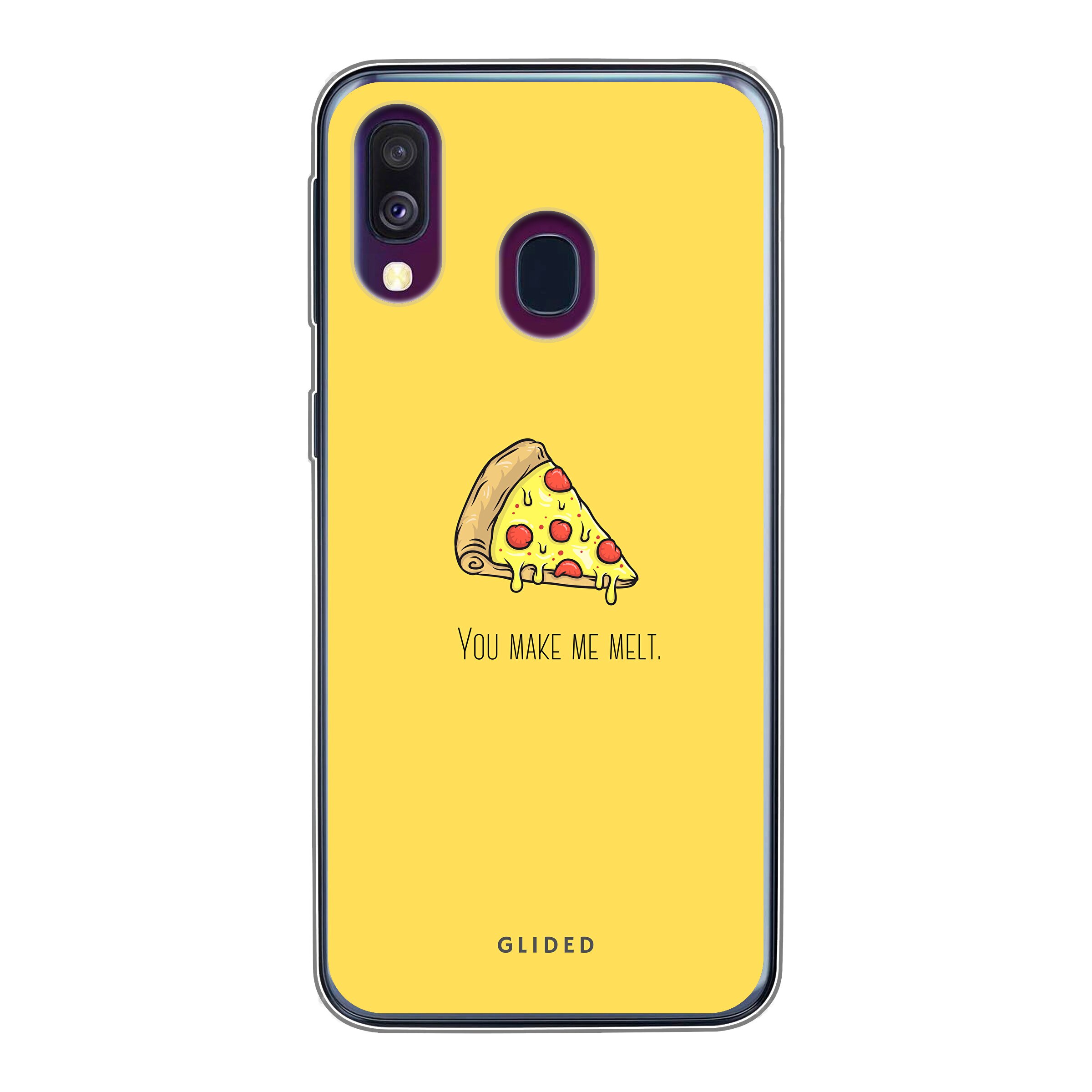 Flirty Pizza - Samsung Galaxy A40 Handyhülle - Soft case