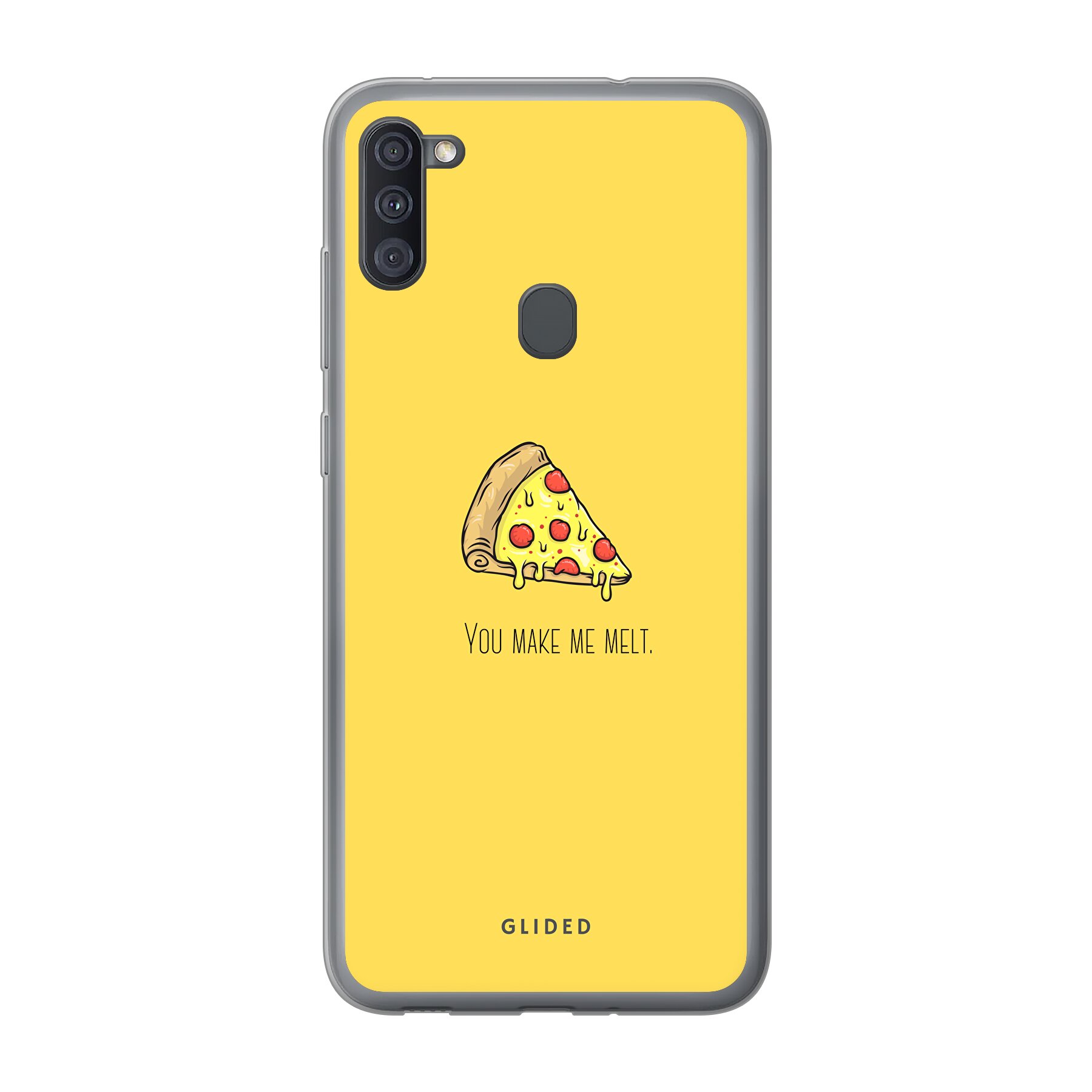 Flirty Pizza - Samsung Galaxy A11 Handyhülle - Soft case