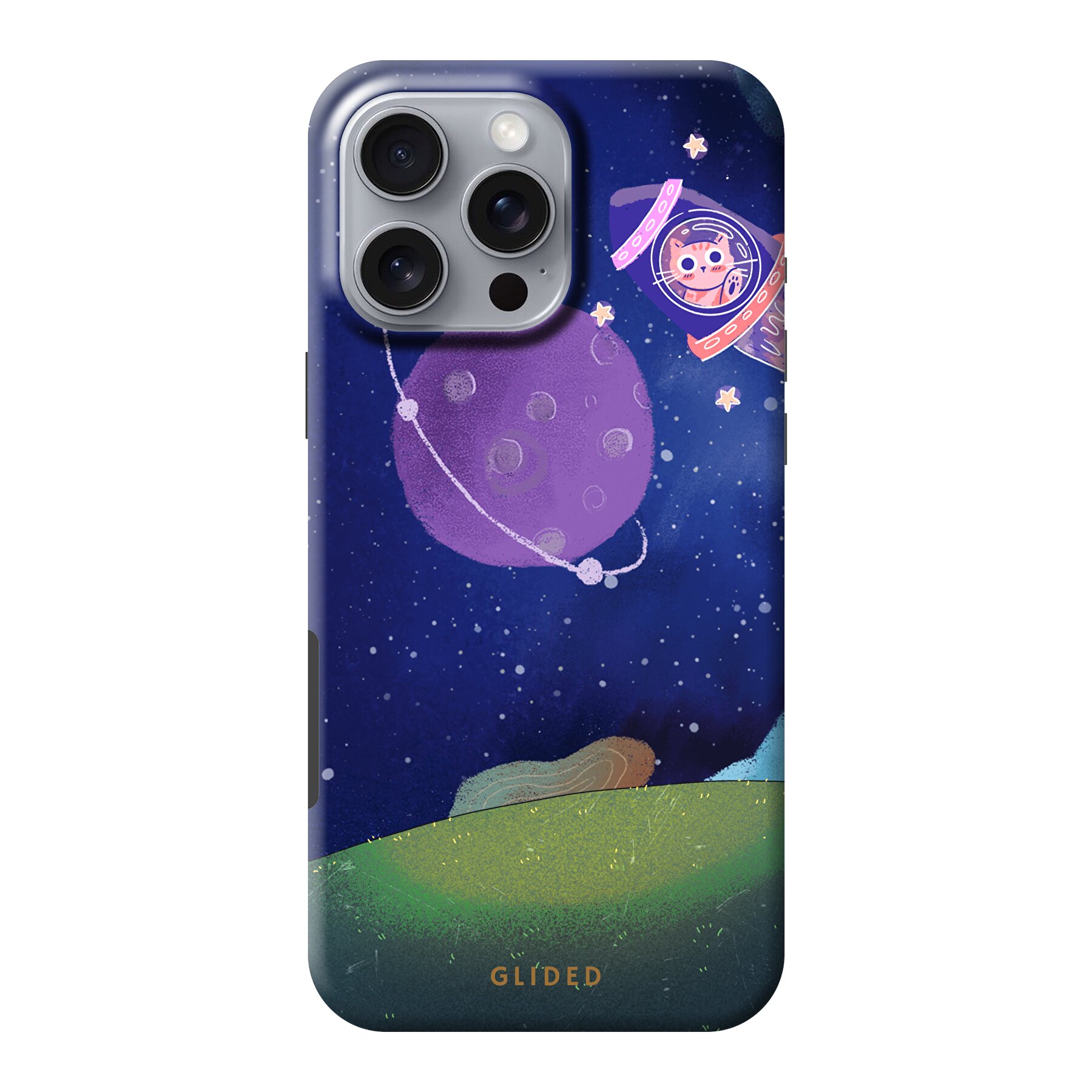 Galaxy Cat - iPhone 16 Pro Max Handyhülle - Soft case