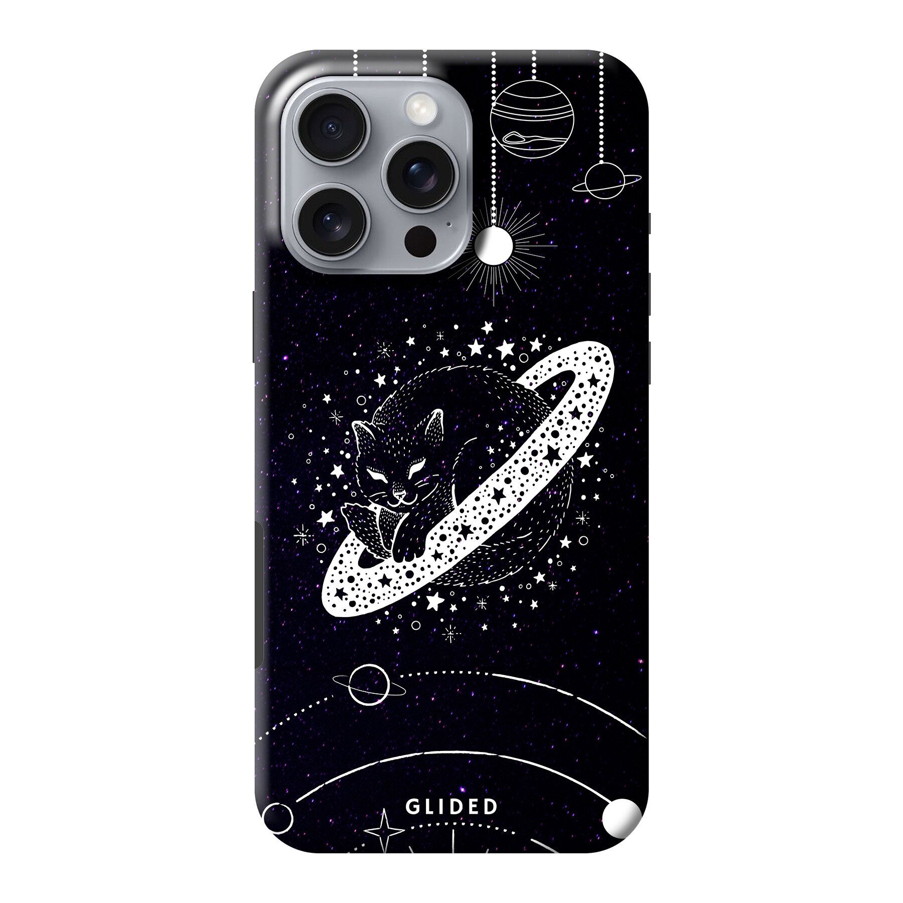 Astro Whiskers - iPhone 16 Pro Max Handyhülle - Crossbody case mit Band