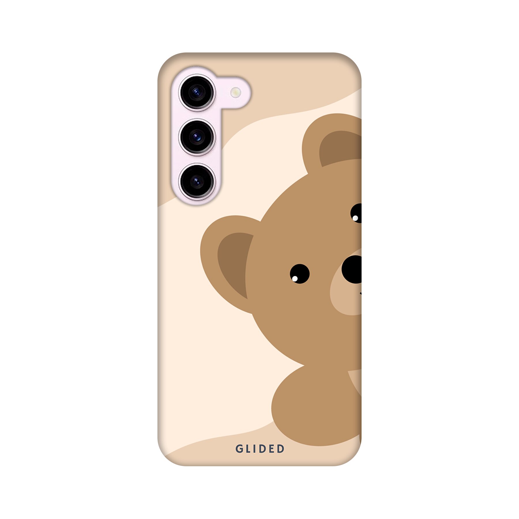 BearLove Left - Samsung Galaxy S23 Handyhülle - Crossbody case mit Band