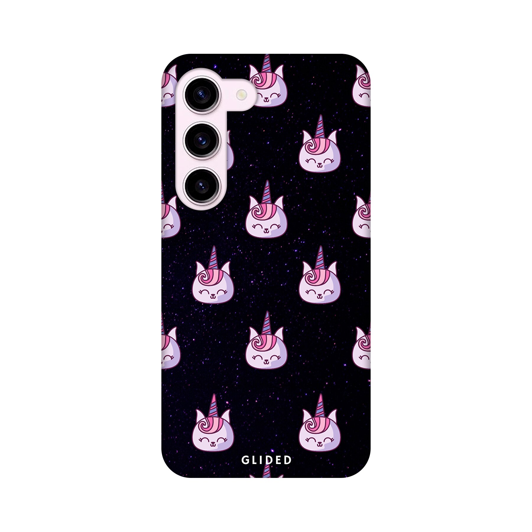 Unicorn Meow - Samsung Galaxy S23 Handyhülle - Crossbody case mit Band