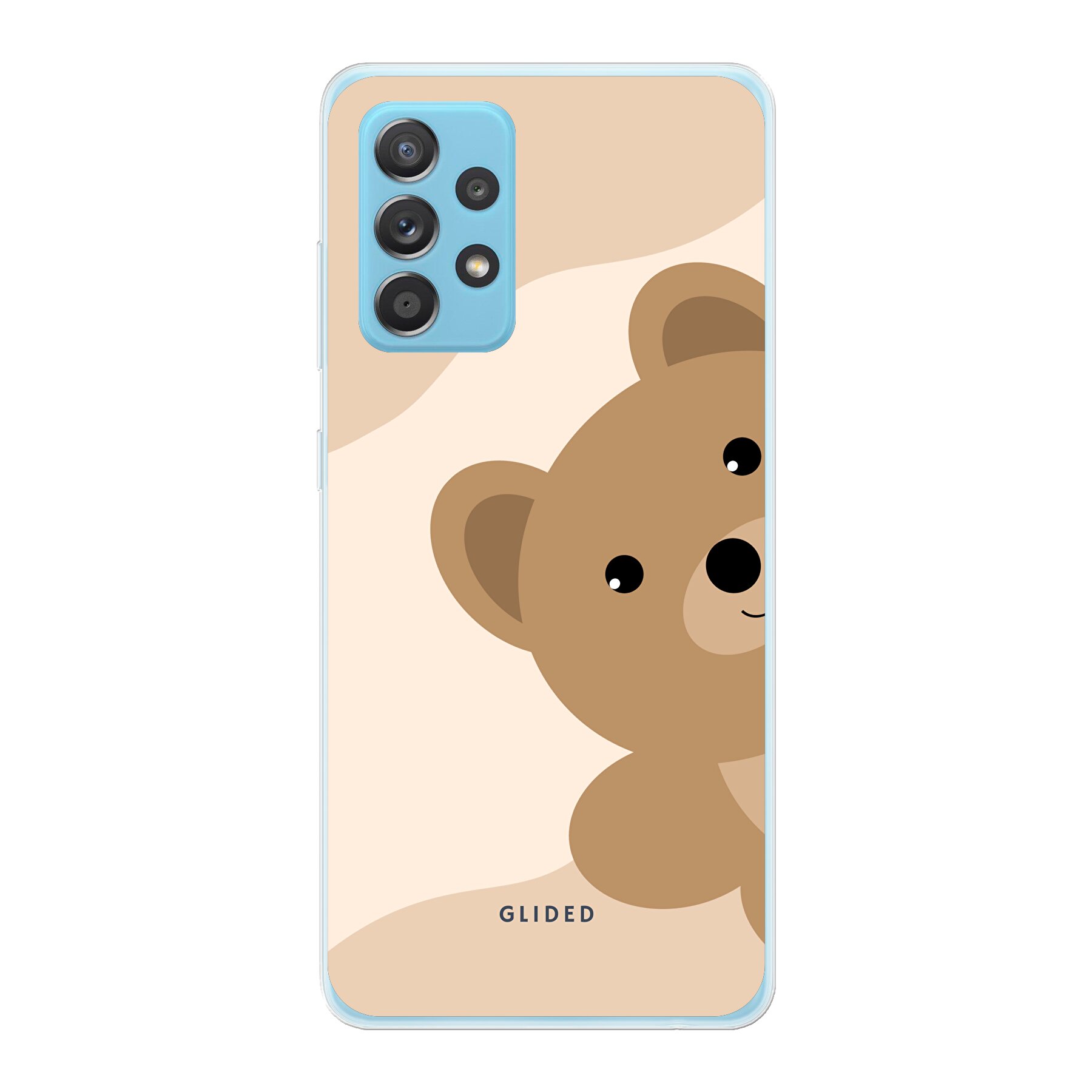 BearLove Left - Samsung Galaxy A53 5G Handyhülle - Crossbody case mit Band